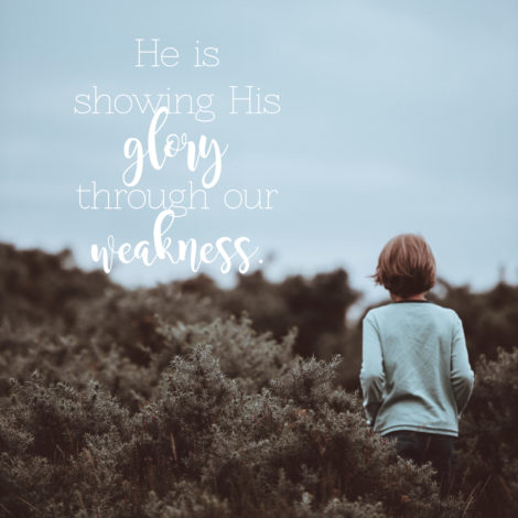 glory from weakness